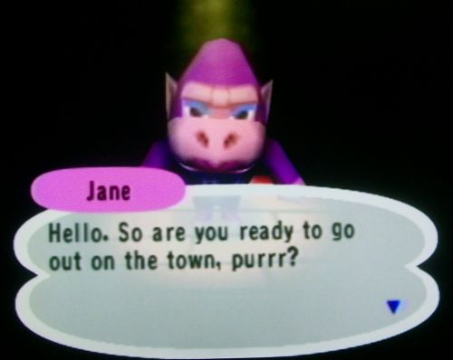 Jane on the introduction screen