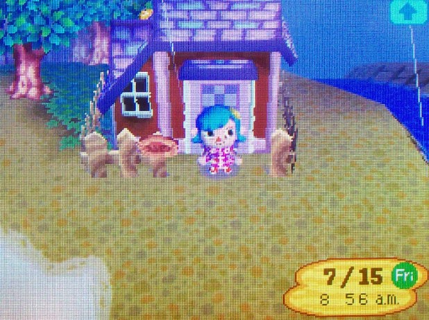 Olivia's house location by the beach and river