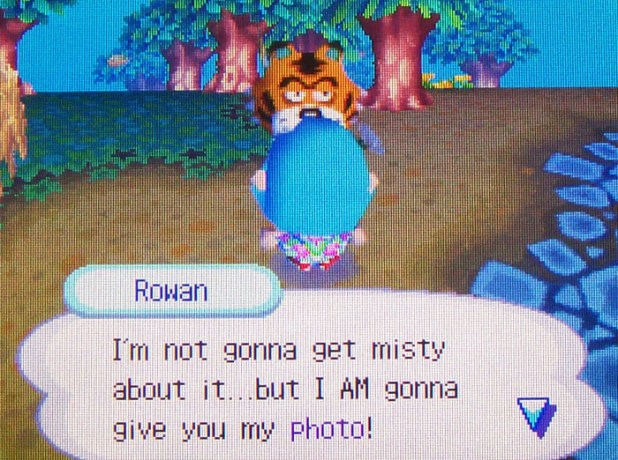 Rowan giving me his photo