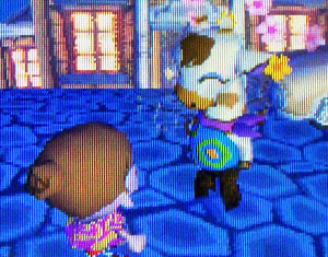 Harmony's groovy shirt from Gracie