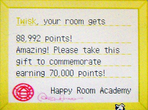 88,992 points! Amazing! Please take this gift to commemorate earning 70,000 points!