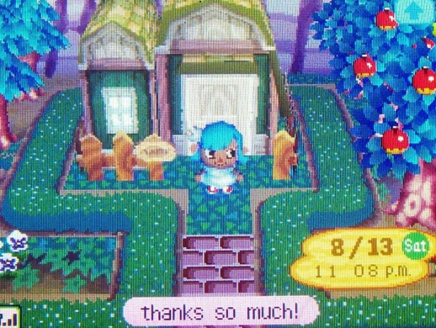 Cozy hedges and orchard outside another home