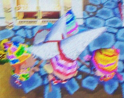 Waking up Kammile with net whacks