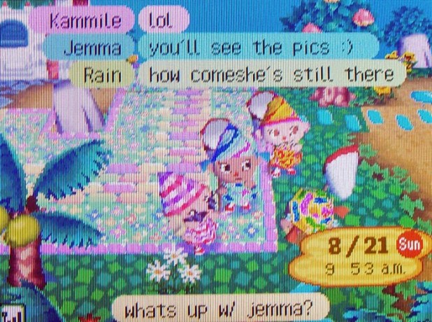 Jemma in a glitched pitfall