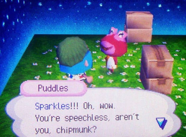 Puddles: Sparkles!!! Oh, wow. You're speechless, aren't you?