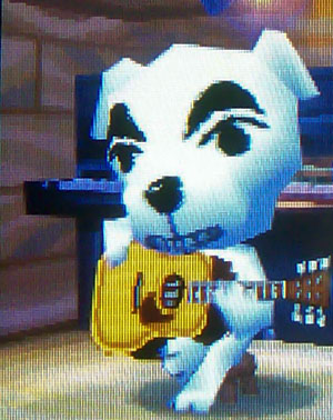 K.K. Slider's grin