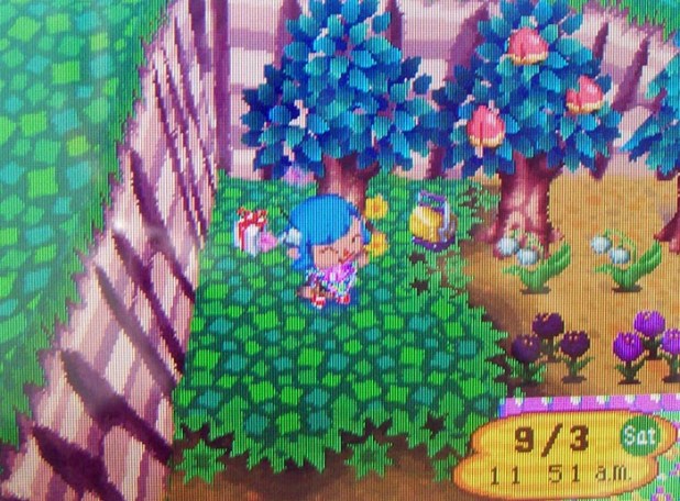 The toolbox containing the golden slingshot falls to the ground