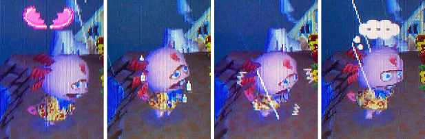 Dr. Shrunk's emotion options for Bell: disappointment, distress, fear, thought