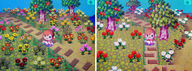 Side paths don't match the grass again