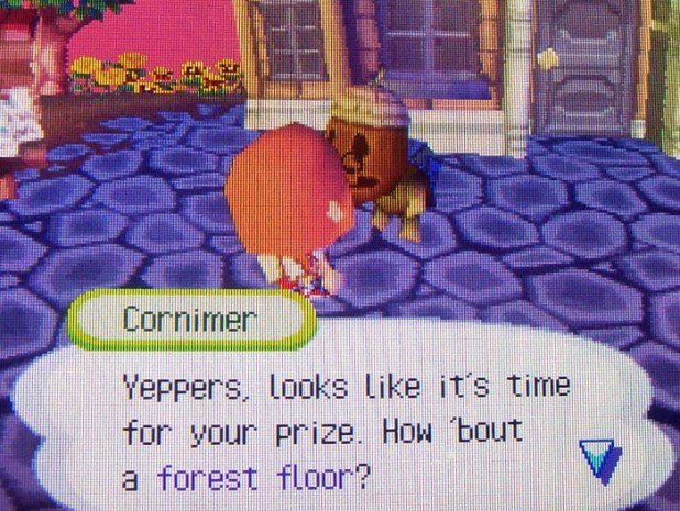 Yeppers, looks like it's time for your prize. How 'bout a forest floor?