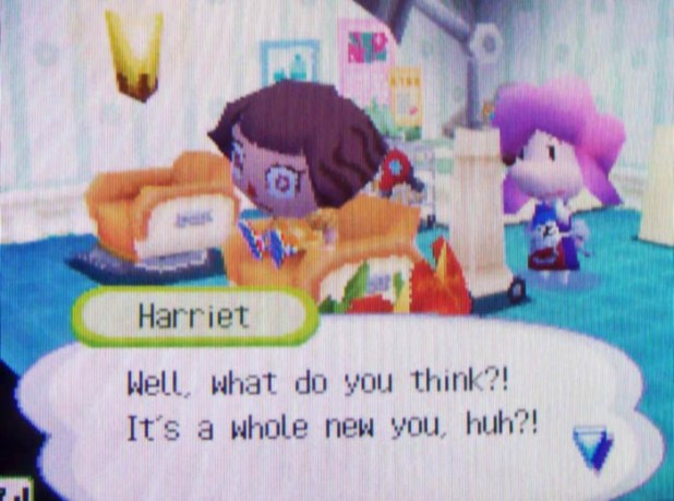 Violet's new haircut