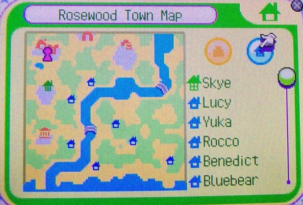 Rosewood town map