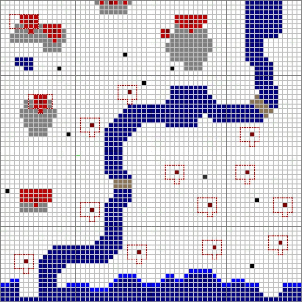 Rosewood gridded map