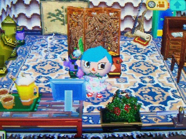 An exotic living room in Usagi's house