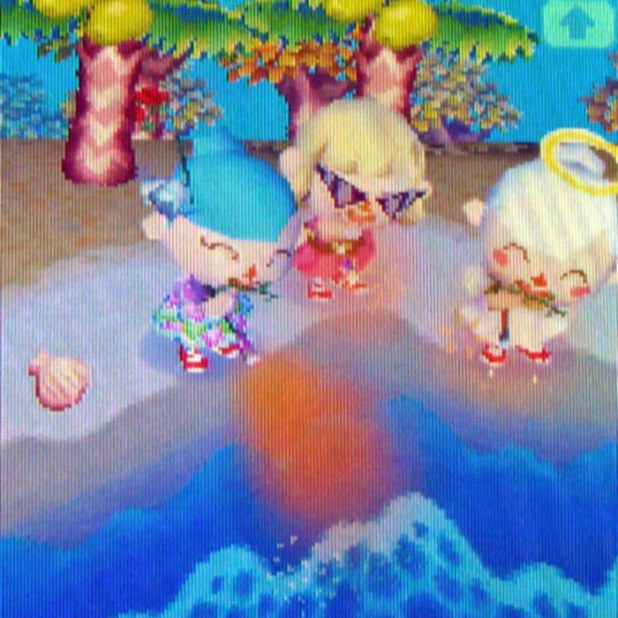 Setting off sparklers in Tropica