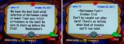 We have the best (and only) selection of Halloween candy in town! Treat your trick-or-treaters to the best! Be sure to stock up before the 31st! -Nookington's