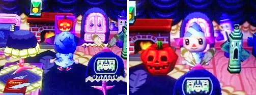 Jack-in-the-box and jack-o-lantern