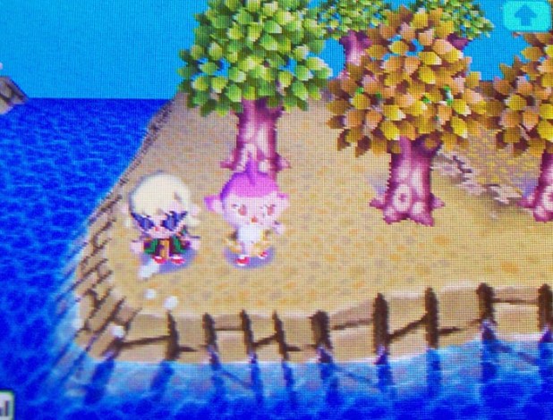 Blowing dandelions by the river