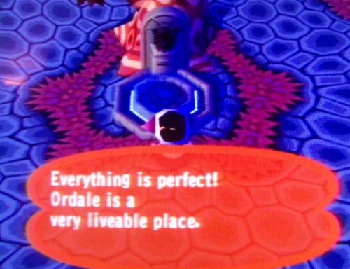 Everything is perfect! Ordale is a very liveable place.