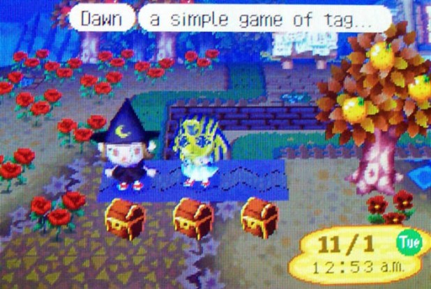 Starting a game of tag with Witch Dawn