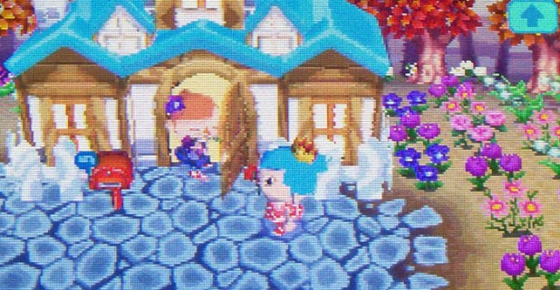 Rain and I going inside my house