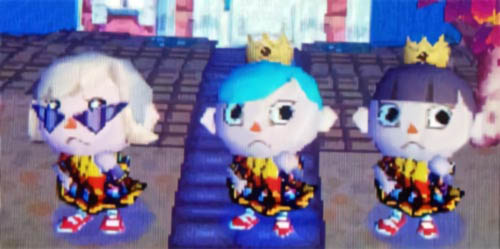 Three butterfly girls