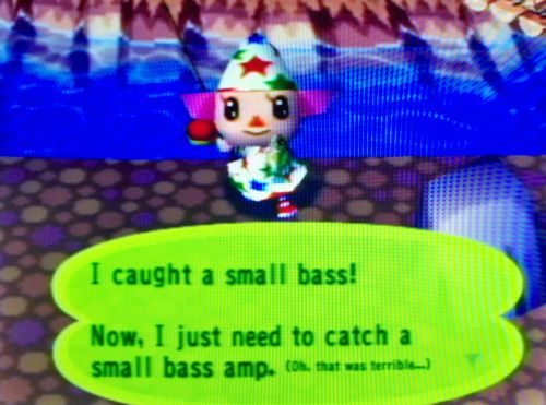I caught a small bass! Now, I just need to catch a small bass amp.