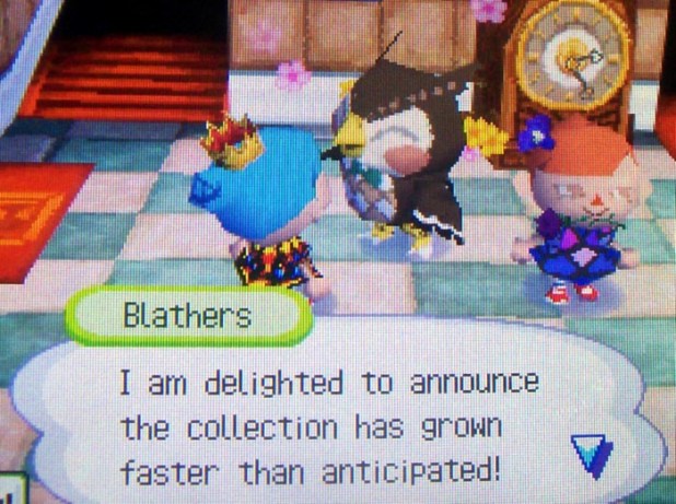Blathers: I am delighted to announce the collection has grown faster than anticipated!