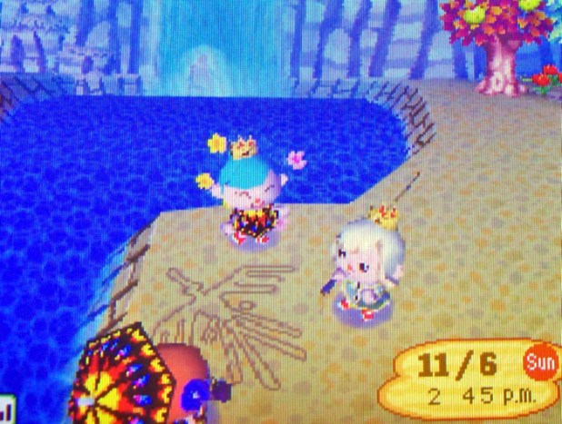 A cool bird pattern by Wendell near the waterfall