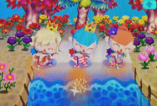 Setting off sparklers on the island's beach