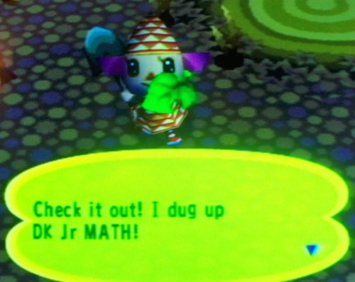 Check it out! I dug up DK Jr MATH!