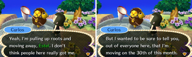 Curlos announcing he's moving on the 30th