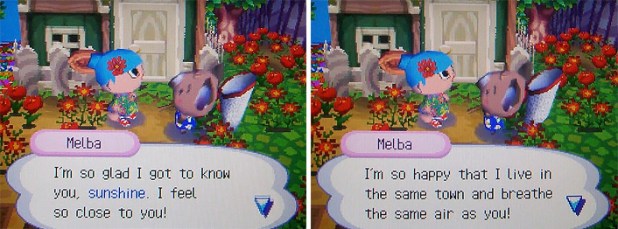 Melba being almost overly sweet