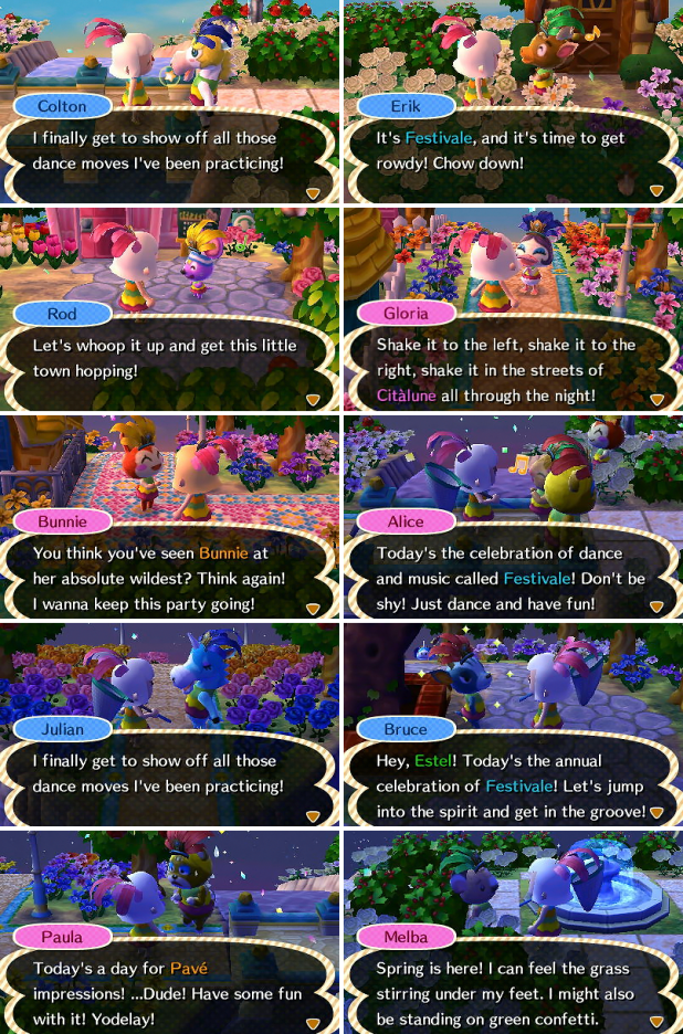 My neighbors enjoying Festivale