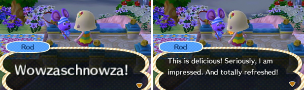 Rod thrilled about his perfect fruit gift