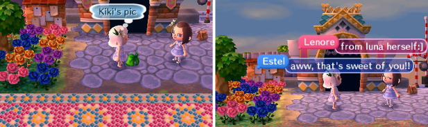 Lenore gifting me Kiki's photo