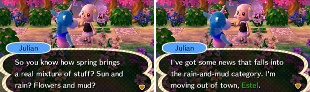 Julian thinking about moving