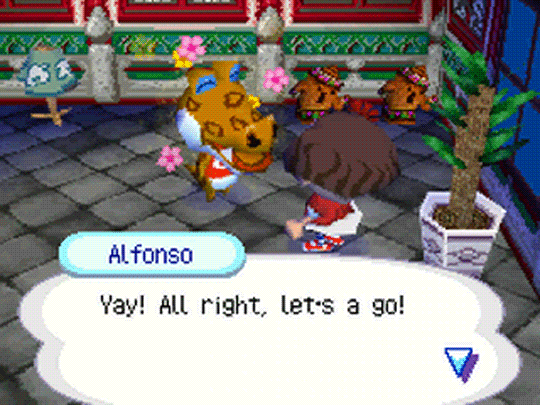 Alfonso: Yay! All right, let's a go!
