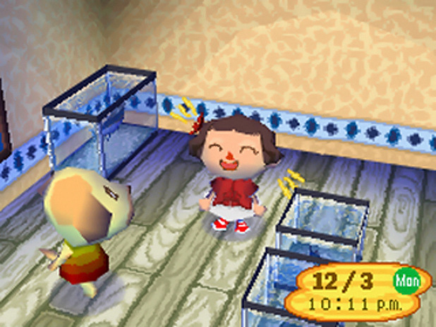 Goldie's aquarium room