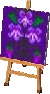 violets wall