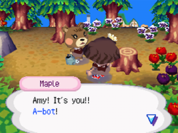 Maple: Amy! It's you!! A-bot!