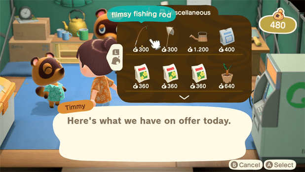 Miscellaneous items available