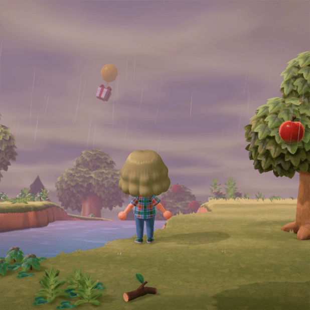 first balloon present