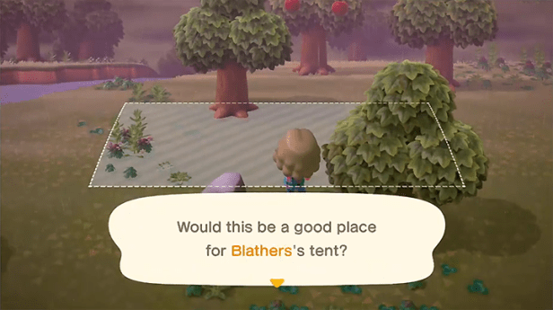 Choosing where Blathers will go